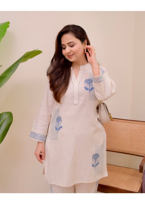 Coord Set with Lace Work