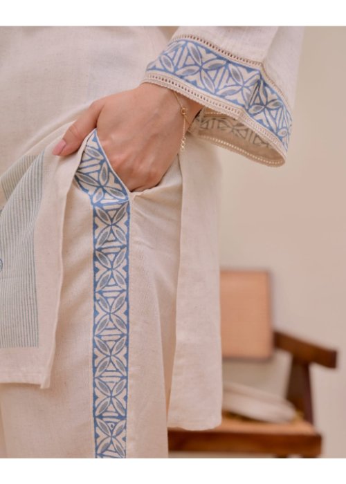 Coord Set with Lace Work