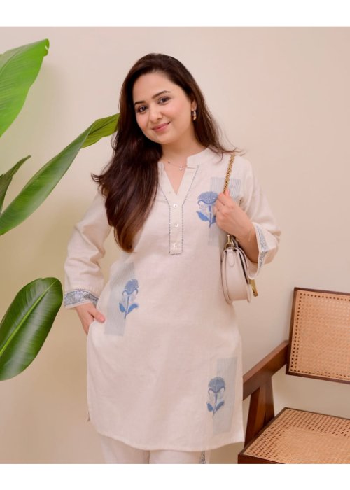 Coord Set with Lace Work