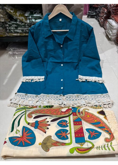 Coord Set with Lace Work