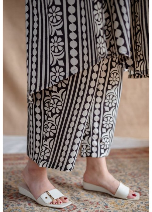 Printed Cotton Co-Ord Set with Side Pockets