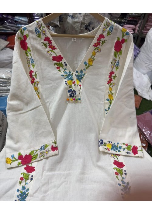 Cotton Flex Kurti with Pant Set