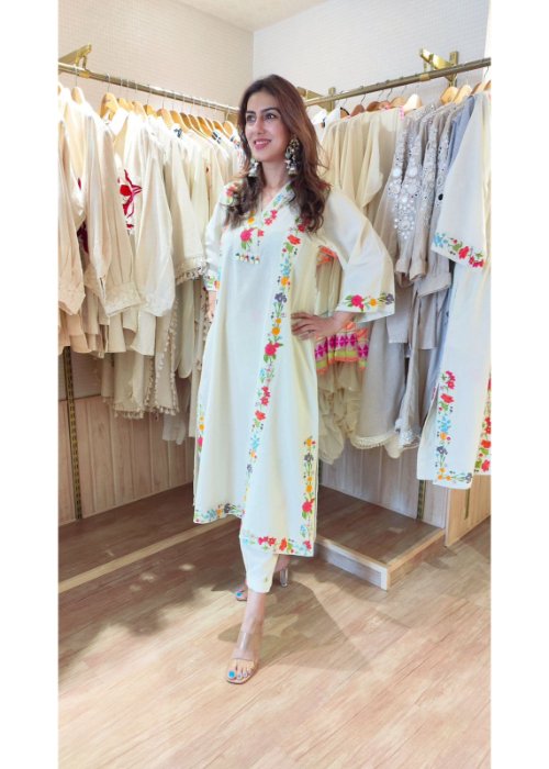 Cotton Flex Kurti with Pant Set